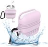 Waterdichte Hoesje geschikt voor Airpods 1 / Airpods 2 - Shock Proof Siliconen Waterproof Case Cover Hoes Wit