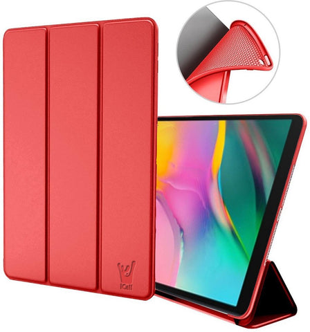 Samsung Galaxy Tab A 2019 Hoes Smart Cover - 10.1 inch - Trifold Book Case Leer Tablet Hoesje Blauw