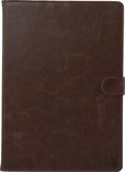 iPad Mini (2019) Hoes - Smart Book Case Lederen Hoesje - iCall - Donkerbruin