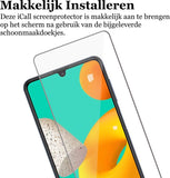 Screenprotector geschikt voor Samsung Galaxy M32 5G - Gehard Glas Beschermglas Tempered Glass Screen Protector