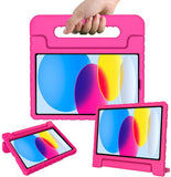 iPad 10.9 2022 Hoes - Kinder Back Cover Kids Case Hoesje Roze