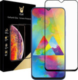Screenprotector geschikt voor Samsung Galaxy M20 - Tempered Gehard Glas - Full Screen Volledig Beeld - iCall
