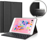 iPad 2018 Hoes met Toetsenbord - 9.7 inch - iPad 2018 Hoes Book Case Cover Hoesje met Toetsenbord Zwart