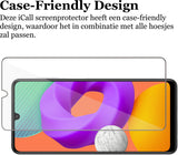 Screenprotector geschikt voor Samsung Galaxy M22 - Screen Protector Glas