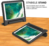 iPad 2017 / 2018 Hoes - Kinder Back Cover Kids Case Hoesje Zwart - 9.7 inch