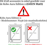 Hoes geschikt voor Kobo Libra H2O - Book Case Premium Sleep Cover Leer Hoesje met Auto/Wake Functie - Roze