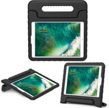 iPad 2017 / 2018 Hoes - Kinder Back Cover Kids Case Hoesje Zwart - 9.7 inch