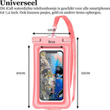 Waterdichte Telefoonhoesjes Drijvend - Universele Drybag Onderwater Roze