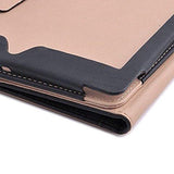 Apple iPad 2/3/4 Hoes Zwart Book Case Leer Luxe Hoesje - Smart Cover Case van iCall