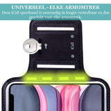 Hardloop Telefoonhouder Sport Armband Sportband Hardlopen Hardloopband Universeel voor Telefoons tot 6.3 inch