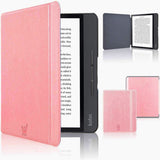 Hoes geschikt voor Kobo Forma - Book Case Premium Sleep Cover Leer Hoesje met Auto/Wake Functie - Roze