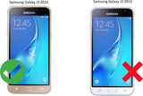 Screenprotector geschikt voor Samsung Galaxy J3 (2016) - Glas PET Folie Screenprotector Transparant 0.2mm 9H (Full Screen Protector)