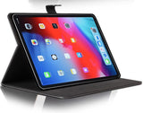 Apple iPad Pro 12.9 (2018) Hoes Leer Book Case Smart Cover Grijs - Hoesje van iCall