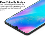 Screenprotector geschikt voor Huawei P30 Lite - Tempered Glass Gehard Glas - Case Friendly