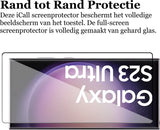 Screenprotector geschikt voor Samsung Galaxy S23 Ultra - Gehard Glas Screen Protector FullGuard