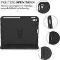iPad 10.9 2022 Hoes - Kinder Back Cover Kids Case Hoesje Zwart