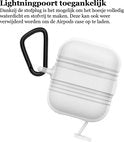Waterdichte Hoesje geschikt voor Airpods 1 / Airpods 2 - Shock Proof Siliconen Waterproof Case Cover Hoes Wit