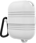Waterdichte Hoesje geschikt voor Airpods 1 / Airpods 2 - Shock Proof Siliconen Waterproof Case Cover Hoes Wit