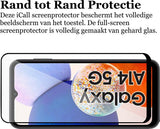 Screenprotector geschikt voor Samsung Galaxy A14 - Glas Screen Protector FullGuard