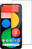 1x Screenprotector geschikt voor Google Pixel 5 - Glas Tempered Screen Protector Full Screen