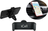 Telefoonhouders Auto - Telefoonhouder Auto - GSM Houder Auto - Smartphone Houder Auto voor Ventilatie - Universeel voor Telefoons tot 7 inch