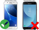 Screenprotector geschikt voor Samsung Galaxy J7 (2016) - Glas PET Folie Screenprotector Transparant 0.2mm 9H (Full Screen Protector)