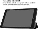 Huawei T3 7 inch Hoes - Smart Book Case Hoesje van iCall - Zwart