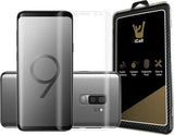 Screenprotector geschikt voor Samsung Galaxy S9 Plus - Glas PET Folie Screen Protector Transparant 0.2mm 9H