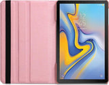 Samsung Galaxy Tab A 10.5 (2018) Hoesje 360 Graden Draaibaar Book Case Hoes van iCall - Roségoud