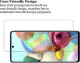 Screenprotector geschikt voor Samsung A71 - Glas Screen Protector