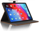 Apple iPad Pro 12.9 (2018) Hoes Leer Book Case Smart Cover Donker Bruin - Hoesje van iCall