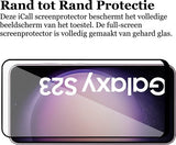 Screenprotector geschikt voor Samsung Galaxy S23 - Gehard Glas Screen Protector FullGuard