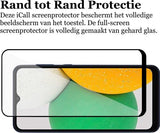 Screenprotector geschikt voor Samsung Galaxy A03 Core - Gehard Glas Beschermglas Tempered Glass Volledig Dekkende Screen Protector
