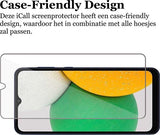 Screenprotector geschikt voor Samsung Galaxy A03 Core - Gehard Glas Beschermglas Tempered Glass Screen Protector
