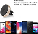 Auto Telefoonhouders / Smartphone Houder / GSM Houder - Universeel met Magneet Goud