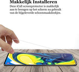 Screenprotector geschikt voor Samsung A80 - Screen Protector Glas