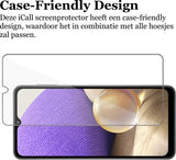 Screenprotector geschikt voor Samsung A32 5G - FullGuard Glas Screen Protector