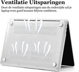 Case geschikt voor Macbook Pro 14 inch - Hard Cover Hoes Ultrathin Transparant - Hoesje geschikt voor Macbook Pro 14 inch M1 Pro / M1 Max / M2 Pro / M2 Max / 2023 / 2022 / 2021