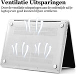 Case geschikt voor Macbook Pro 13 inch - Hard Cover Hoes Ultrathin Transparant - Hoesje geschikt voor MacBook Pro 13 inch M2 / M1 / 2023 / 2022 / 2021 2020 / 2019 / 2018 / 2017 / 2016 met Touch Bar