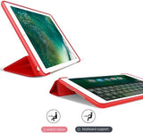 Samsung Galaxy Tab A 2018 Hoes Smart Cover - 10.5 inch - Trifold Book Case Leer Tablet Hoesje Rood