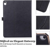 Apple iPad Pro 11 (2018) Hoes Smart Vintage Book Case Leer Zwart - Hoesje van iCall