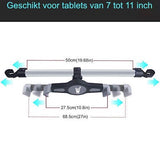 Tablet Houder Auto Statief Standaard - Tablethouder Midden - Universeel voor Tablets tot 12.9 inch