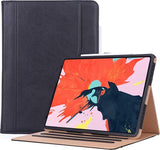 Apple iPad Pro 11 (2018) Hoes Smart Vintage Book Case Leer Zwart - Hoesje van iCall