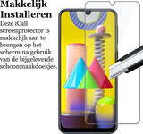 Screenprotector geschikt voor Samsung M31 - Full Screen Protector Glas