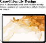 Screenprotector geschikt voor Samsung Galaxy Tab S9 Plus - Gehard Glas Screen Protector GlassGuard
