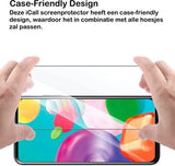 Screenprotector geschikt voor Samsung Galaxy A41 - Glas Screen Protector