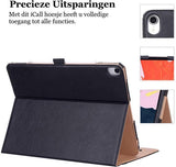 Apple iPad Pro 11 (2018) Hoes Smart Vintage Book Case Leer Zwart - Hoesje van iCall