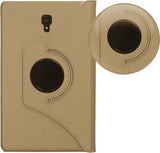 Samsung Galaxy Tab A 10.5 (2018) Hoesje 360 Graden Draaibaar Book Case Hoes van iCall - Goud
