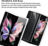 Screenprotector geschikt voor Samsung Galaxy Z Fold 3 - PET Screen Protector