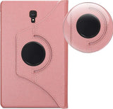 Samsung Galaxy Tab A 10.5 (2018) Hoesje 360 Graden Draaibaar Book Case Hoes van iCall - Roségoud